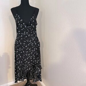 H&M Floral High Low Dress